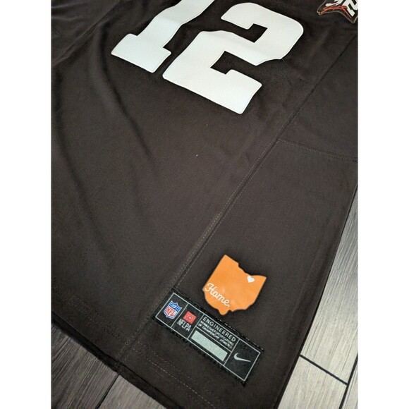 Shedeur Sanders #12 Cleveland Browns 2025 LIMITED Jersey Men's Size Large - Picture 5 of 5